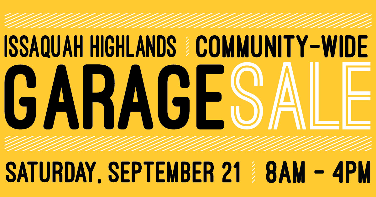 Issaquah Highlands Garage Sale