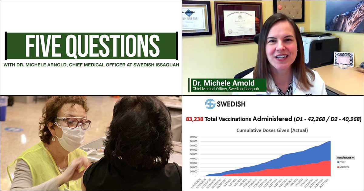 Five Questions Dr. Michele Arnold Swedish Issaquah