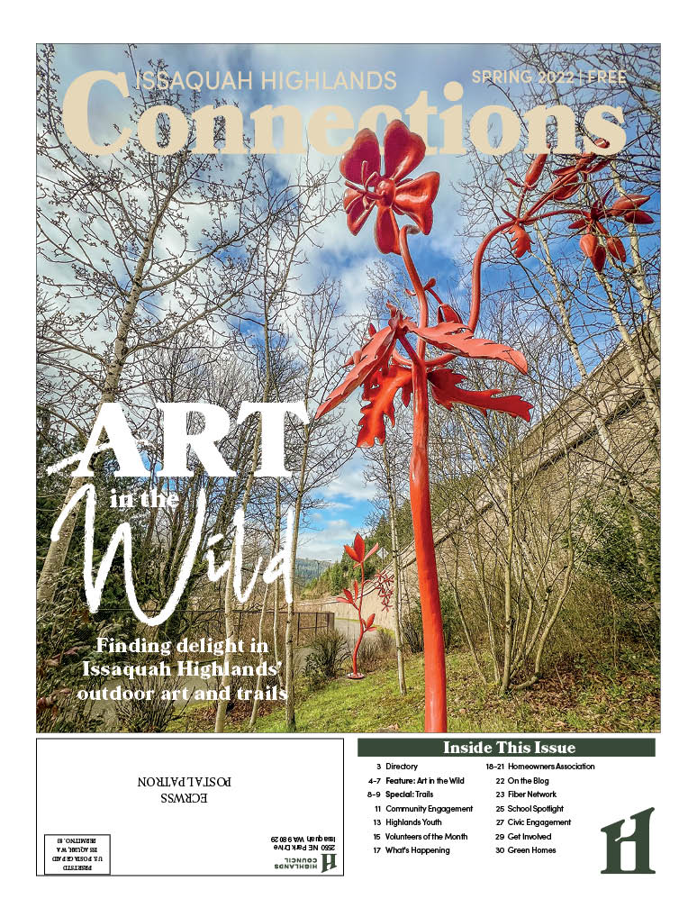 Spring 2022 Connections Art in the Wild cover